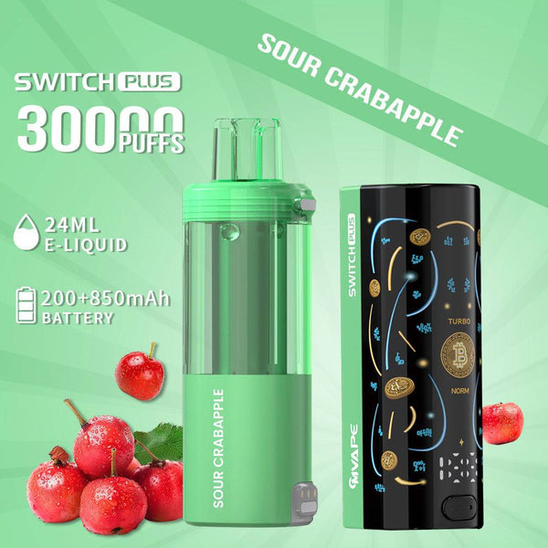 Crystal Mary Switch Plus 30K Puffs - PURE