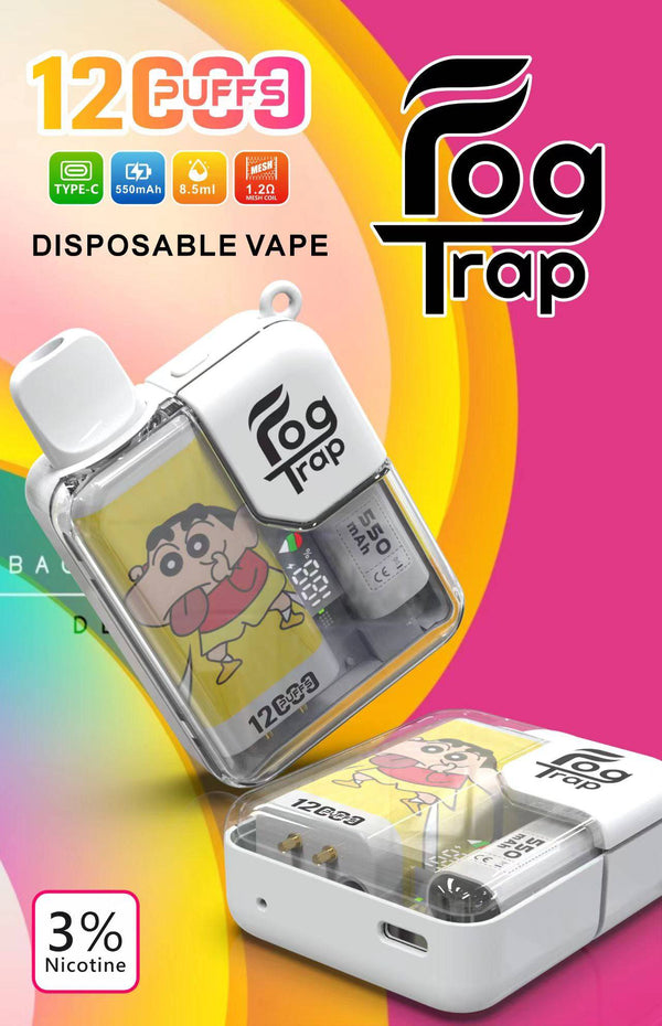 🖍️ Fog Trap 霧陷阱 12000 口|LABUBU & 蠟筆小新聯名限定款 - PURE