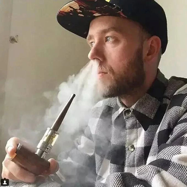 kamry k1000 Plus Wood black Color e-cig Pipe (Mouthpiece) - PURE