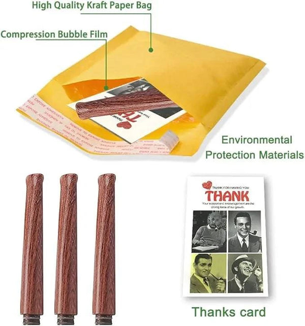 kamry k1000 Plus Wood black Color e-cig Pipe (Mouthpiece) - PURE