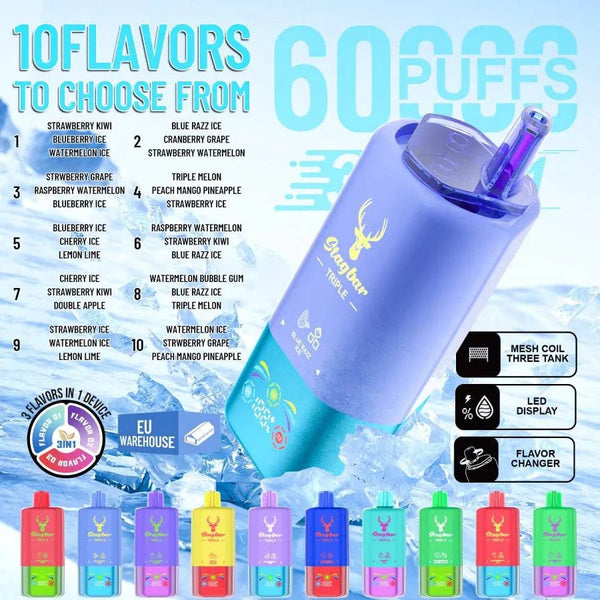 Star Bar Triple 60000 Puffs 3 IN 1 - PURE