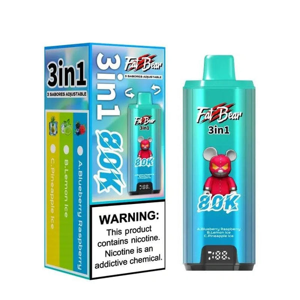 Fat Bear Triple 3 in 1 80000 Puffs - PURE