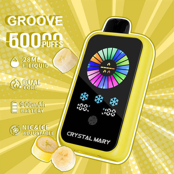 Crystal Mary Groove 50000 Puffs - PURE