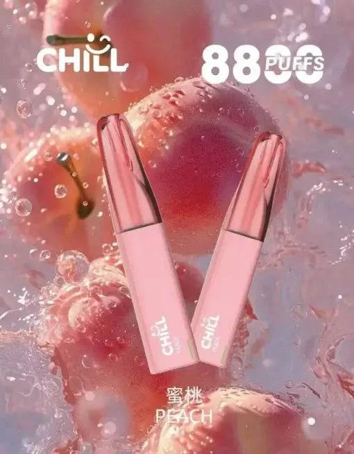 CHILL 一次性拋棄式電子煙 · 8800口 - PURE