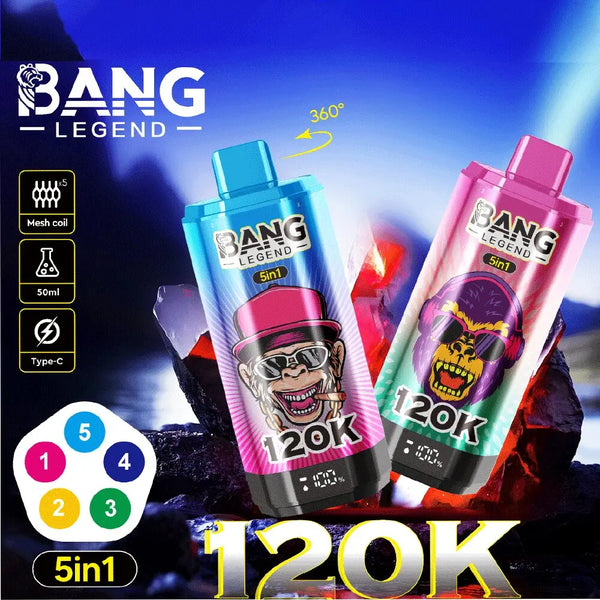 Bang Legend 120,000 puffs 5-in-1