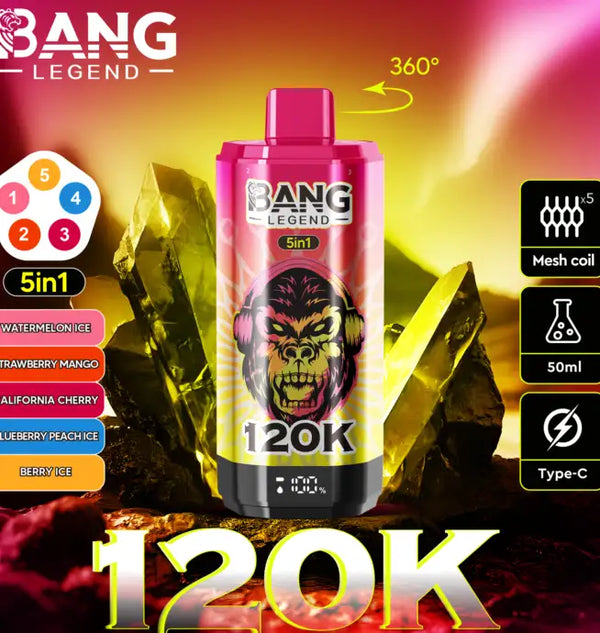 Bang Legend 120,000 puffs 5-in-1