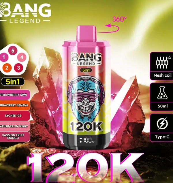 Bang Legend 120,000 puffs 5-in-1