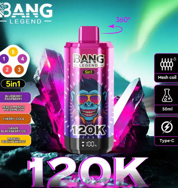Bang Legend 120,000 puffs 5-in-1