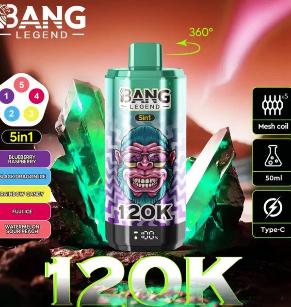 Bang Legend 120,000 puffs 5-in-1