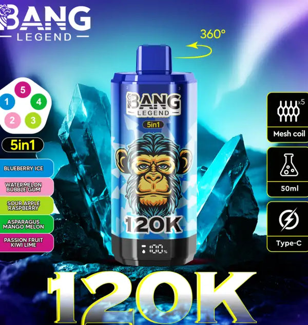 Bang Legend 120,000 puffs 5-in-1