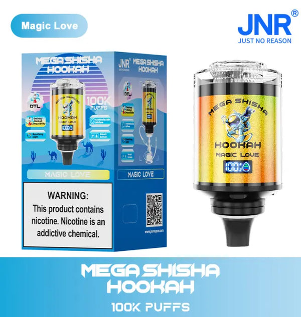 JNR Mega Shisha Hookah 100000 Puffs