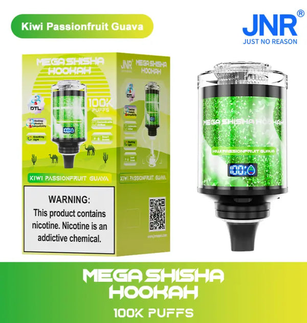 JNR Mega Shisha Hookah 100000 Puffs