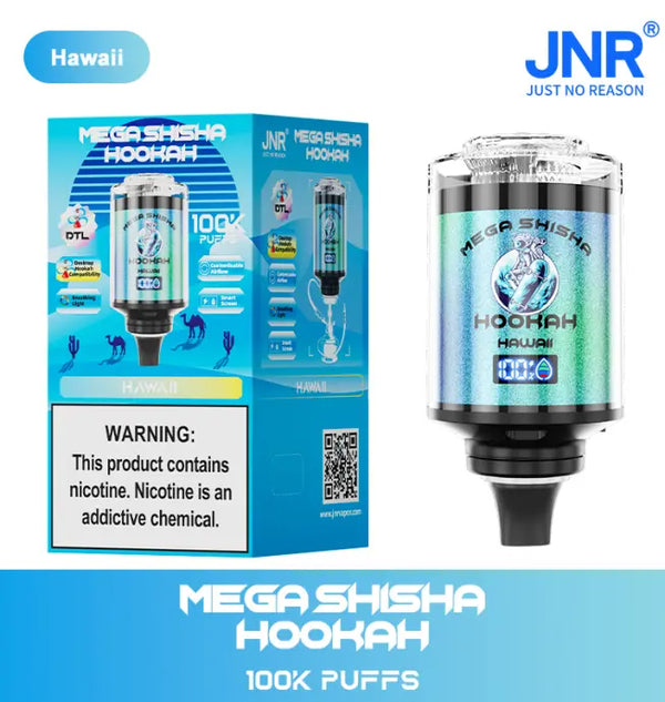 JNR Mega Shisha Hookah 100000 Puffs