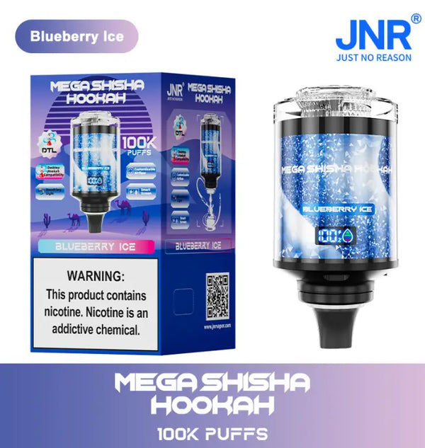 JNR Mega Shisha Hookah 100000 Puffs