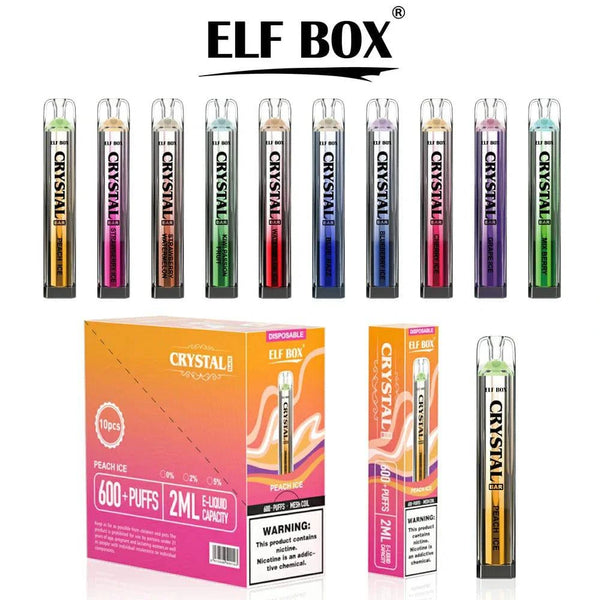 ELF BOX CRYSTAL BAR 600 Puffs - PURE