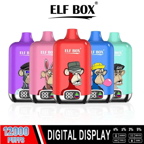ELF BOX Digital 12000 Puffs - PURE