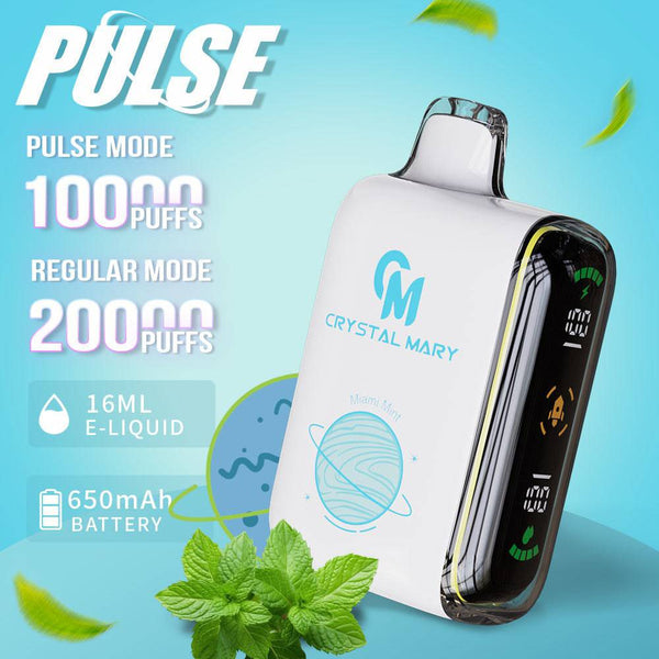 Crystal Mary Pulse 10K/20K Puff - PURE