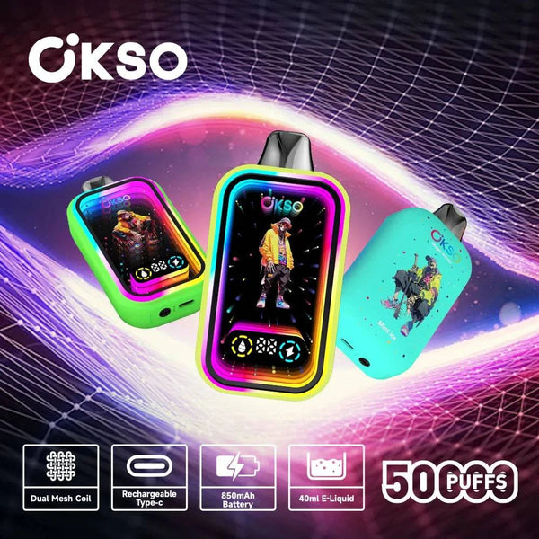 OKSO Magic Mirror 50000 Puffs - PURE