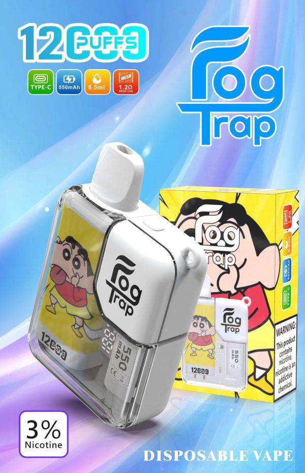 🖍️ Fog Trap 霧陷阱 12000 口｜LABUBU & 蠟筆小新聯名限定款 - PURE
