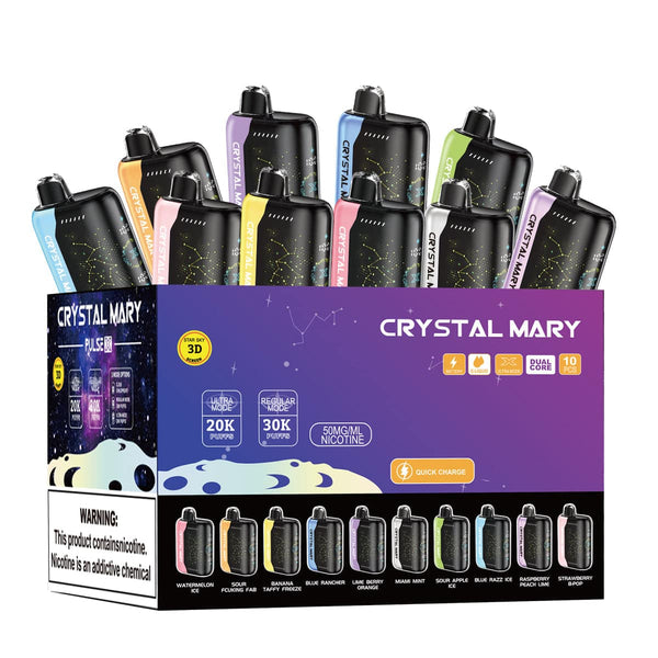 CRYSTAL MARY PulseX | 20K/30K Puffs - PURE
