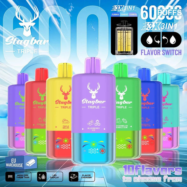 Star Bar Triple 60000 Puffs 3 IN 1 - PURE