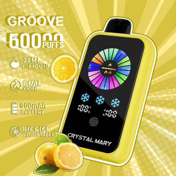 Crystal Mary Groove 50000 Puffs - PURE