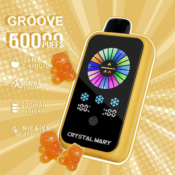 Crystal Mary Groove 50000 Puffs - PURE