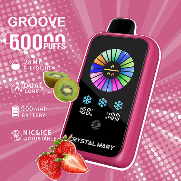Crystal Mary Groove 50000 Puffs - PURE