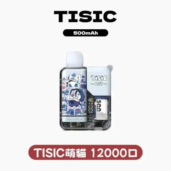 TISIC 黑騎士系列｜貓咪造型拋棄式電子煙 12000口持久暢享 - PURE