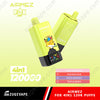 Airmez Fox 120000 Puffs 4 in 1 Flavors 120k Disposable Vape