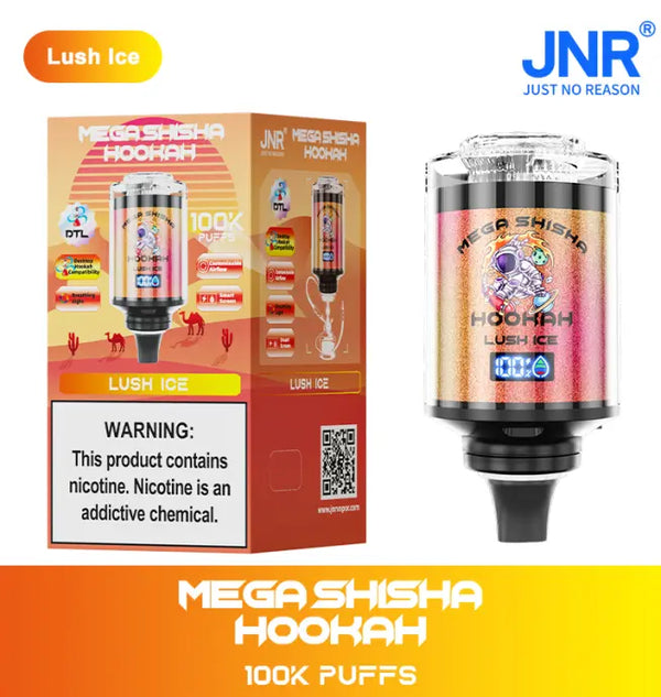 JNR Mega Shisha Hookah 100000 Puffs