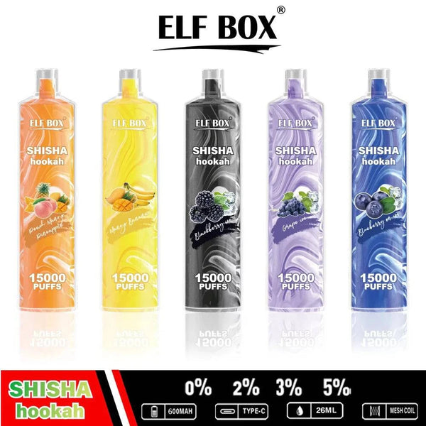 ELF BOX LS15000 Puff Shisha Hookah - PURE