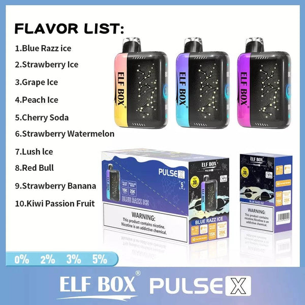 ELF Box Pulse X 25000 Puffs - PURE