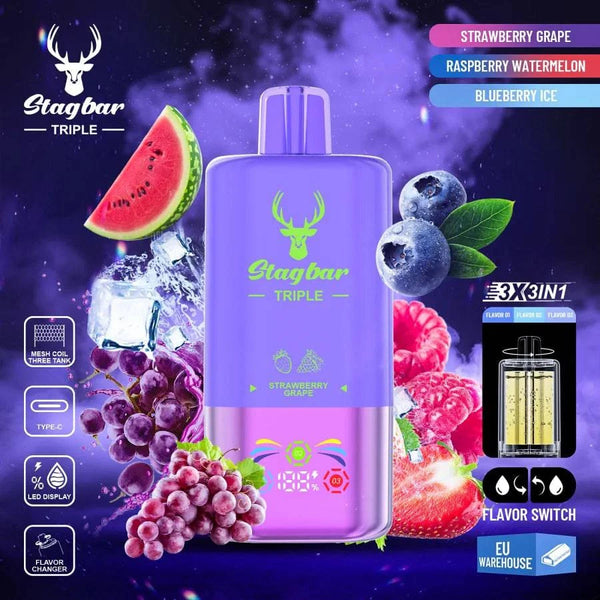 Star Bar Triple 60000 Puffs 3 IN 1 - PURE