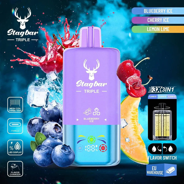 Star Bar Triple 60000 Puffs 3 IN 1 - PURE