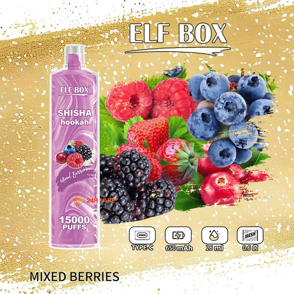 ELF BOX LS15000 Puff Shisha Hookah - PURE